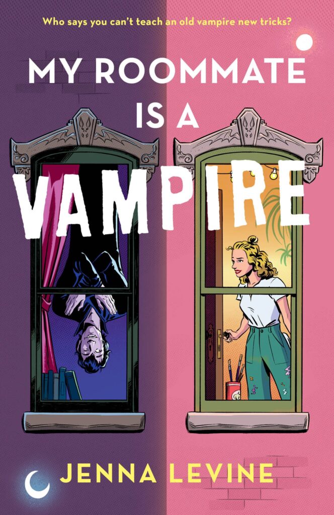 Cover of "My Roommate is a Vampire" by Jenna Levine